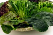 leafy green vegetables